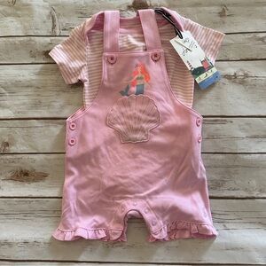Joules mermaid romper nwt 6/9